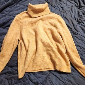 Tan Turtleneck Sweater